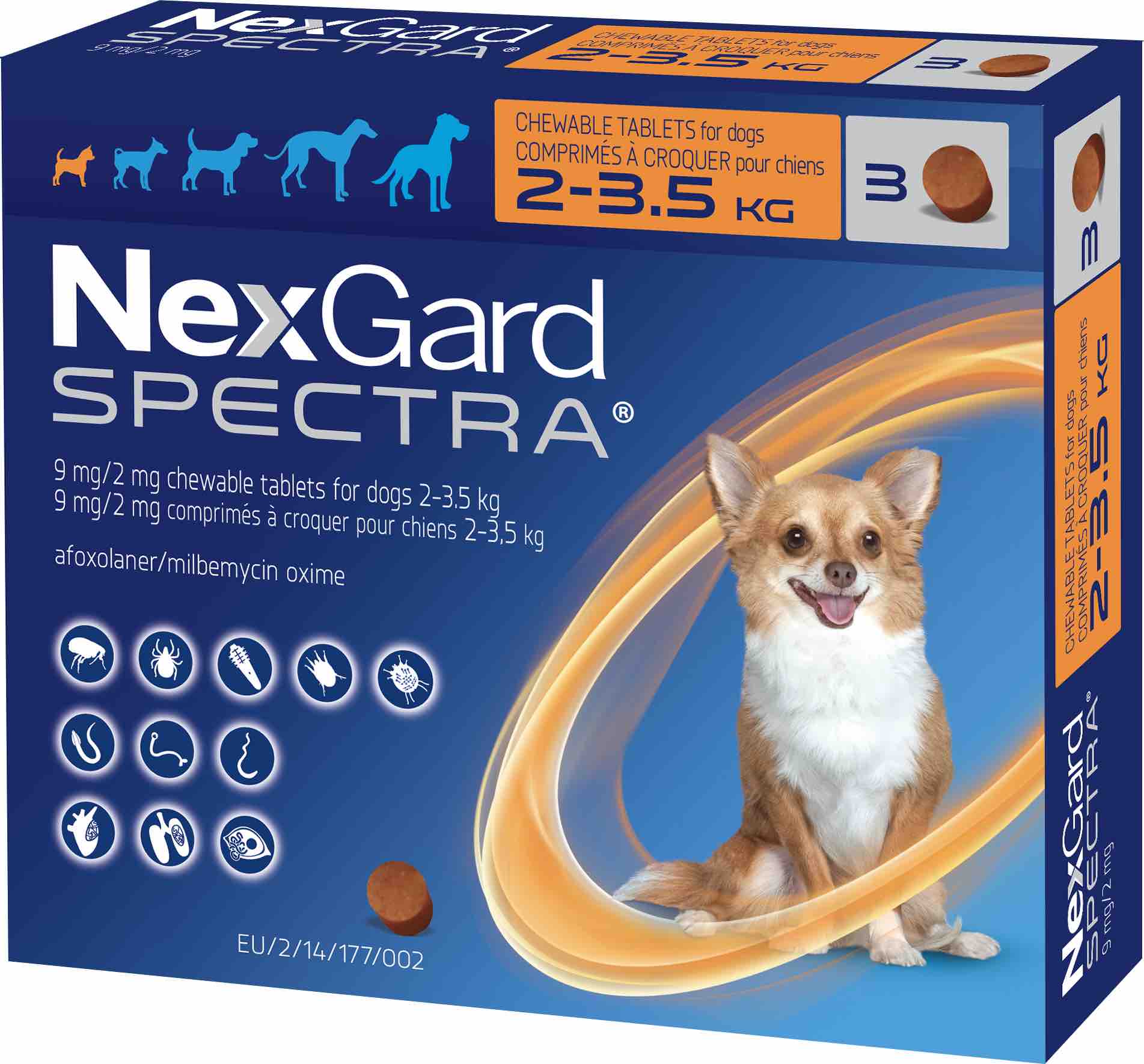 NexGard Spectra for Extra Small Dogs